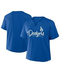 Fanatics Women's Royal Los Angeles Dodgers Fan Fave Stadium Slub T-Shirt