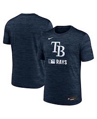 Nike Men's Navy Tampa Bay Rays Authentic Collection Velocity Performance Practice T-Shirt