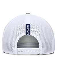 Fanatics Men's Heather Gray/Navy Virginia Cavaliers Profile Trucker Adjustable Hat