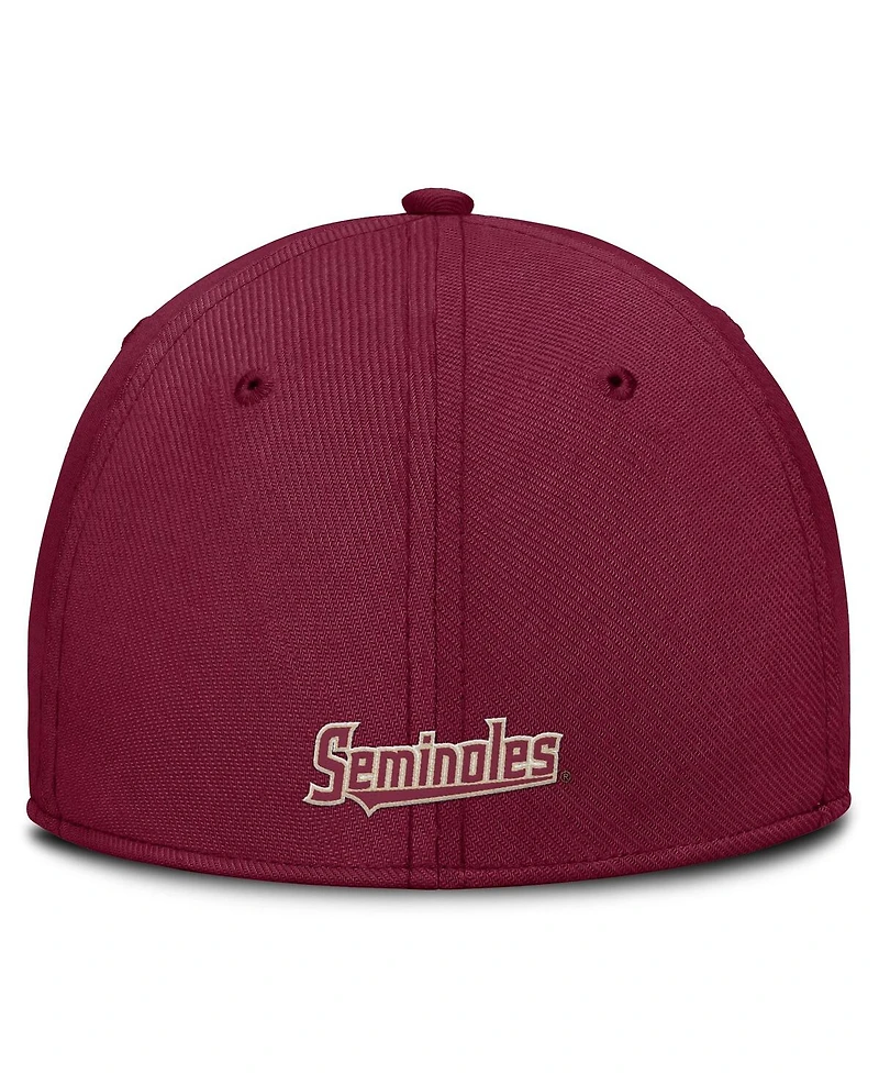 Nike Men's Garnet Florida State Seminoles 2025 Dugout Coaches Rise Swoosh Performance Flex Hat