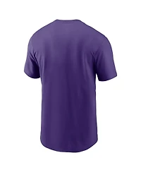 Nike Men's Purple Lsu Tigers Baseball Logo T-Shirt