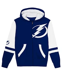 Outerstuff Preschool Blue Tampa Bay Lightning Face Off Full-Zip Hoodie