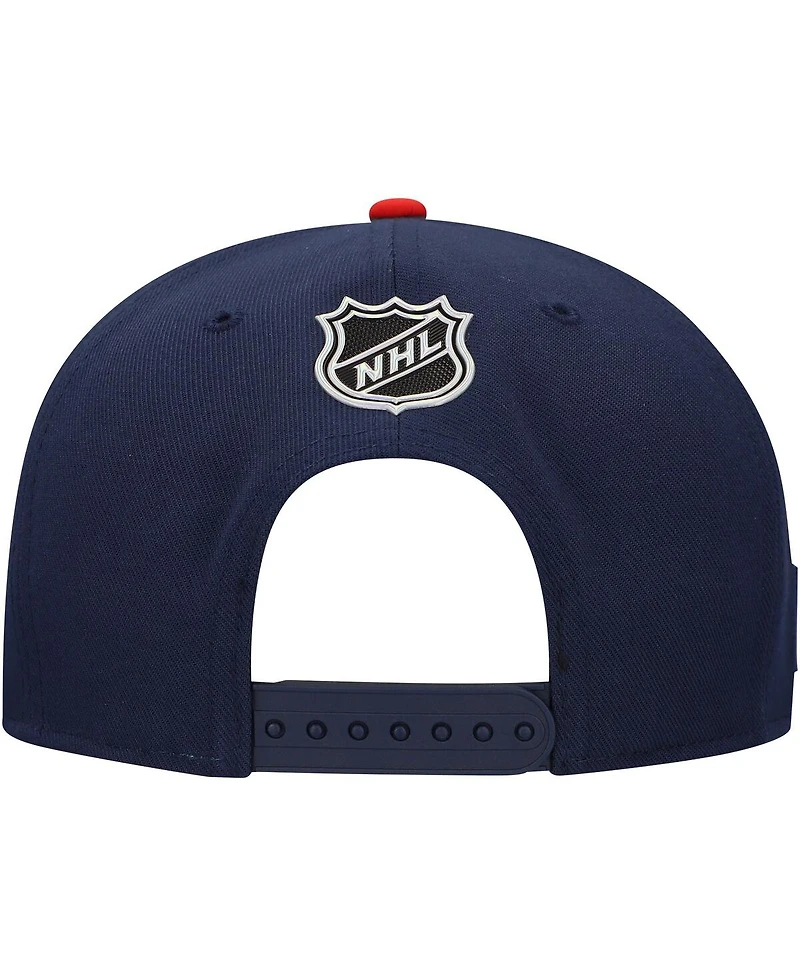 Fanatics Men's Navy/Red Washington Capitals 2025 Nhl Draft Snapback Hat
