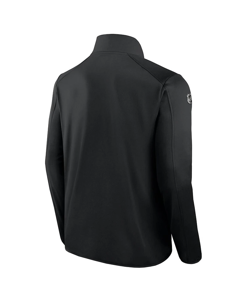 Fanatics Men's Black Detroit Red Wings Authentic Pro Rink Fleece Full-Zip Jacket