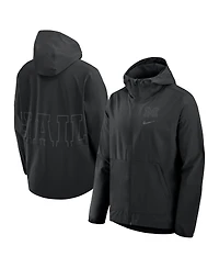 Nike Men's Black Michigan Wolverines Performance Full-Zip Woven Jacket
