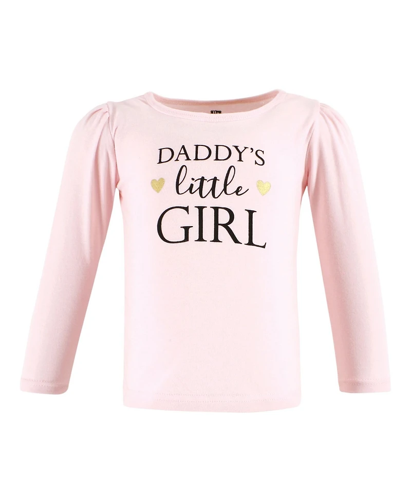 Hudson Baby Girls 3Pk Long Sleeve T-Shirts