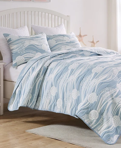 Greenland Home Fashions Dover Reversible Matelasse -Pc. Coverlet Set