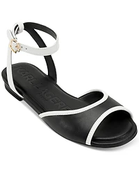 Karl Lagerfeld Paris Cabria Ankle-Strap Flats