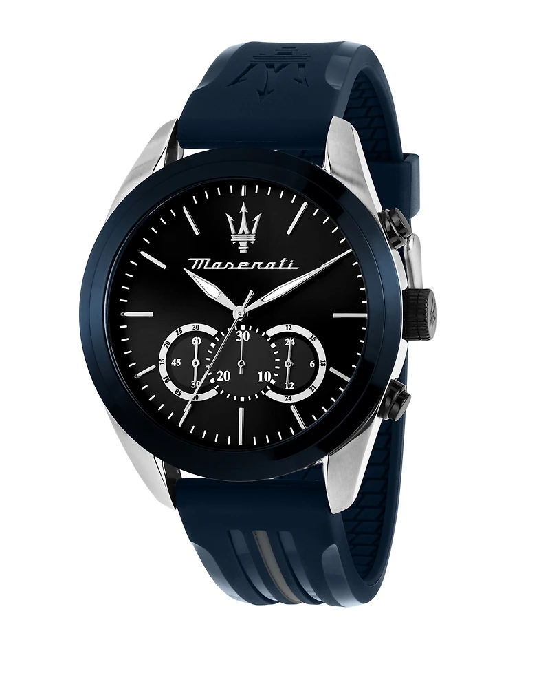 Maserati Men's Chronograph Satin Stainless Steel Watch, 45mm