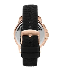 Maserati Men's Chronograph Black Silicone Watch, 44mm