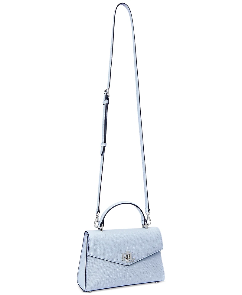 Lauren Ralph Lauren Farrah Textured Leather Satchel