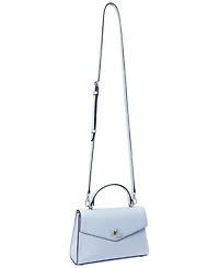 Lauren Ralph Lauren Farrah Textured Leather Satchel