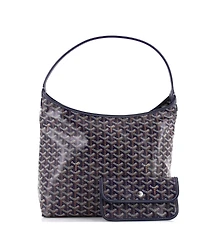Pre-Owned Goyard Boheme Hobo Coated Canvas