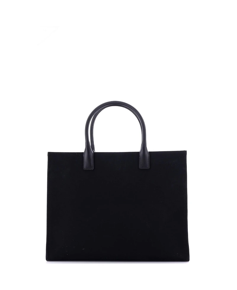 Pre-Owned Versace Large La Medusa Tote Embossed Canvas