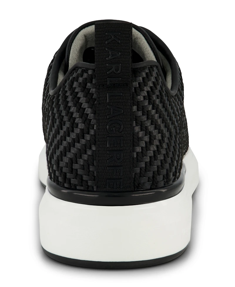Karl Lagerfeld Paris Men's Front Crossed Slip On Sneakers