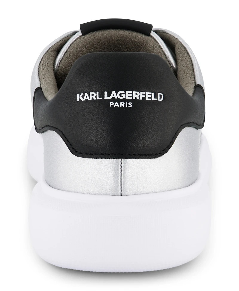 Karl Lagerfeld Paris Men's Embroidered Head Profile Sneakers