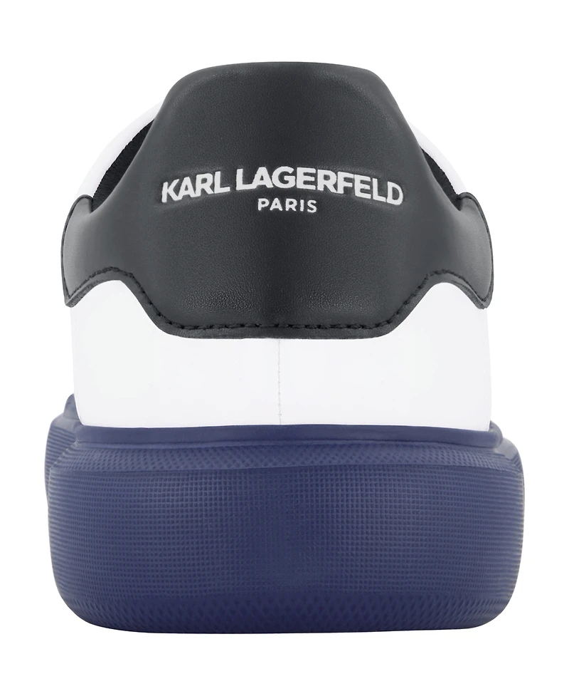 Karl Lagerfeld Paris Men's Embroidered Signature Logo Sneakers