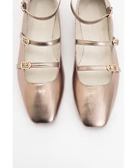 Serena Leather Mary Jane Flats