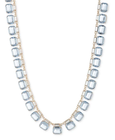 Lauren Ralph Lauren Gold-Tone Crystal Collar Necklace, 16"