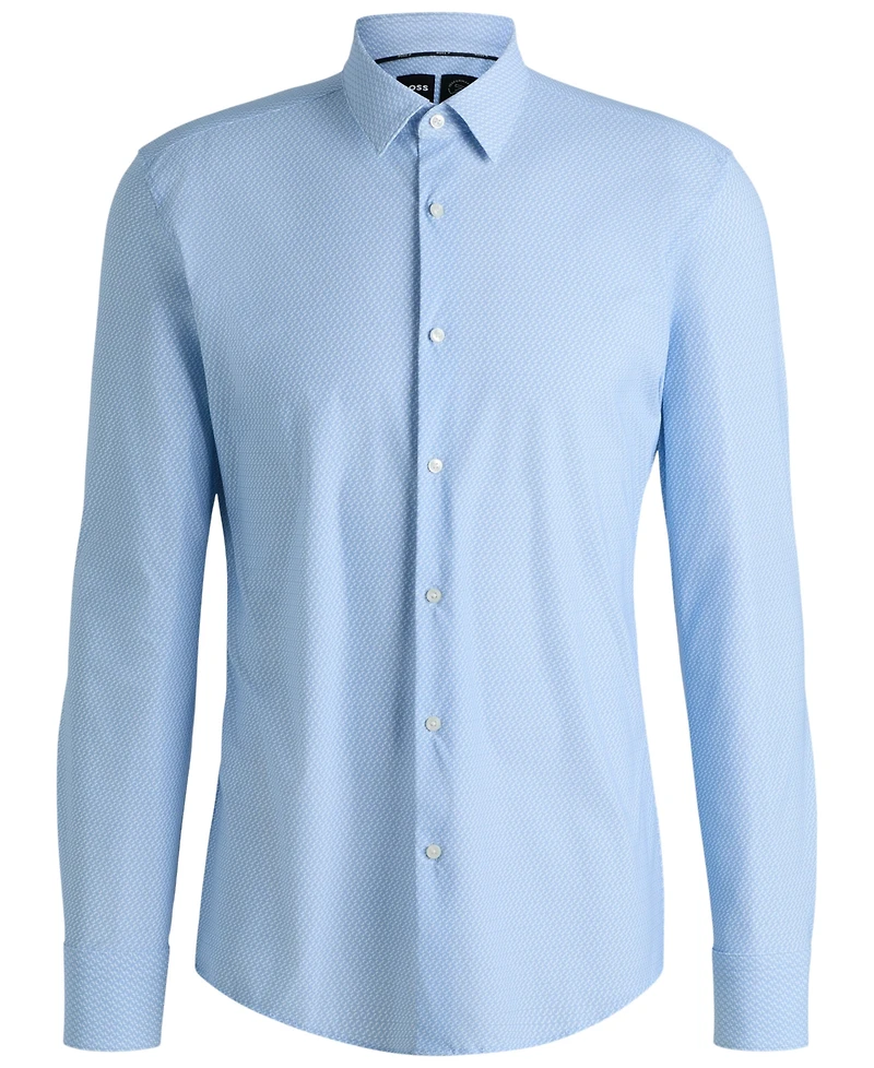 Boss by Hugo Boss Men's Stretch Jersey Slim-Fit Dress Shirt