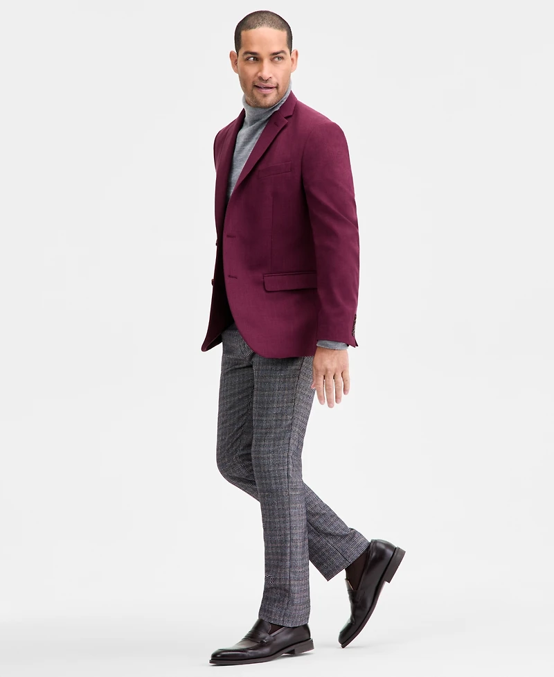 Kenneth Cole Reaction Men's Slim-Fit Techni-Cole Solid Weave Sport Coat