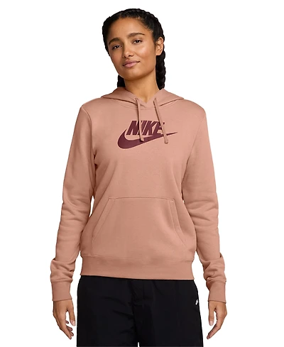 Nike Women's Sportswear Club Fleece Logo Pullover Hoodie