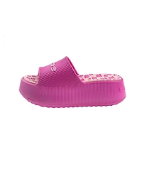 Bebe Little and Big Girls Trendy Comfortable Summer Platform Slides