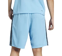 adidas Men's Train Essentials Classic-Fit Aeroready 3-Stripes 10" Training Shorts