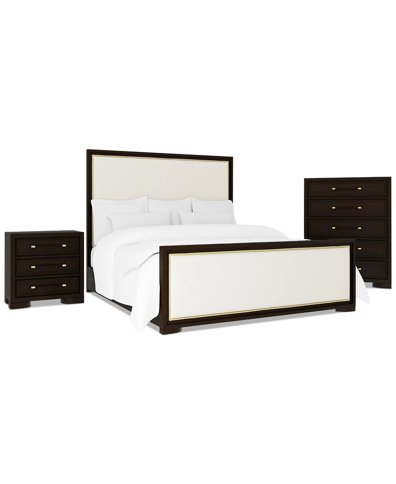 Mazen 3-Pc. King Set (Bed, Chest & Nightstand)
