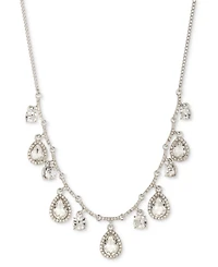 Givenchy Mixed Crystal Halo Shaky Statement Necklace, 16" + 3" extender