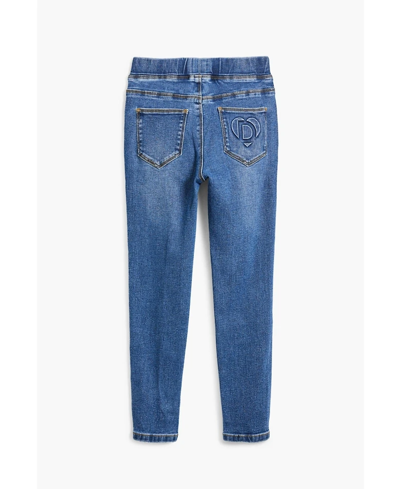 Desigual Girls's Denim leggings logo
