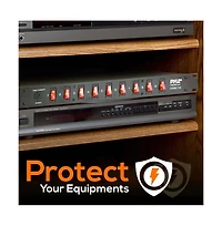 Pyle 15 Amp Power Supply Control Unit – Rack Mountable with 9 Outlets (1800VA)