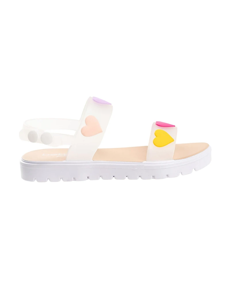 Bebe Little Girls Trendy and Comfortable with Charms Sandals