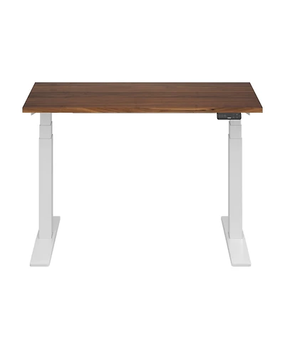 Flexispot E7-commercial W Electric Adjustable Standing Desk, Black Walnut Top