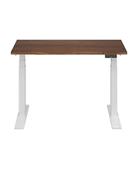 Flexispot E7-commercial W Electric Adjustable Standing Desk, Black Walnut Top