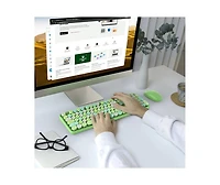 Mofii Wireless Keyboard and Mouse Combo, 2.4Ghz Usb Full Size Typewriter Keyboard with Number Pad and Sport Car Mouse for Pc Computer Desktop Windows