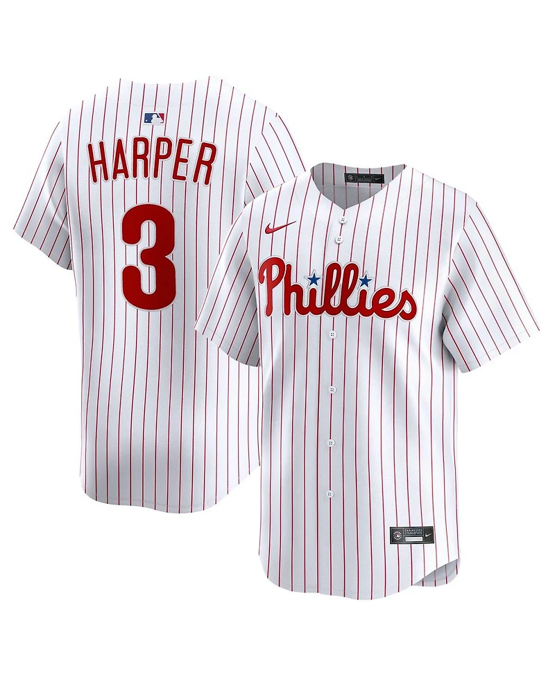 Nike Men's Bryce Harper White Philadelphia Phillies Home Limited Player Jersey
