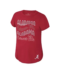 Colosseum Big Boys and Girls Crimson Alabama Tide Rogan T-Shirt