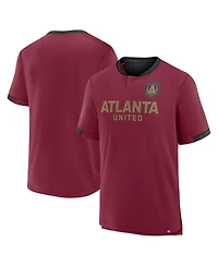 Fanatics Men's Red Atlanta United Fc Stoppage Time Striker T-Shirt