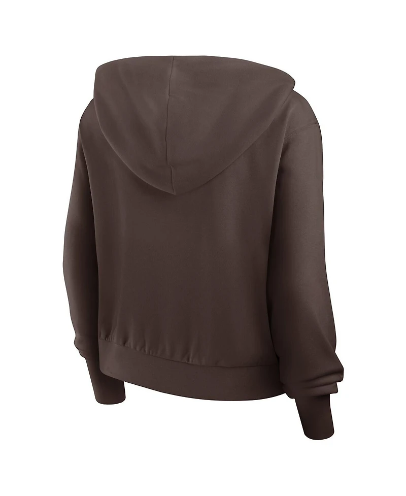 Nike Women's Brown San Diego Padres Lightweight Full-Zip Hoodie