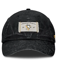 Fanatics Women's Black Pittsburgh Penguins Heritage Away Game Adjustable Hat