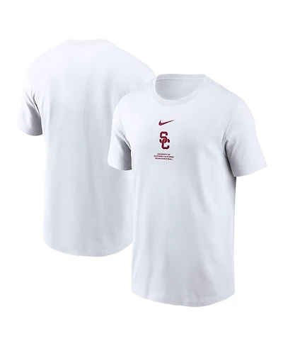 Nike Men's White Usc Trojans On-Court Basketball T-Shirt
