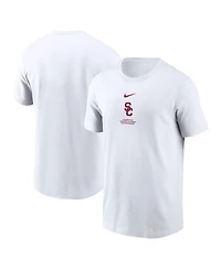 Nike Men's White Usc Trojans On-Court Basketball T-Shirt