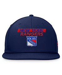 Fanatics Men's Navy New York Rangers Authentic Pro Prime Snapback Hat