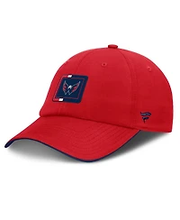 Fanatics Men's Red/Navy Washington Capitals Authentic Pro Ripstop Adjustable Hat