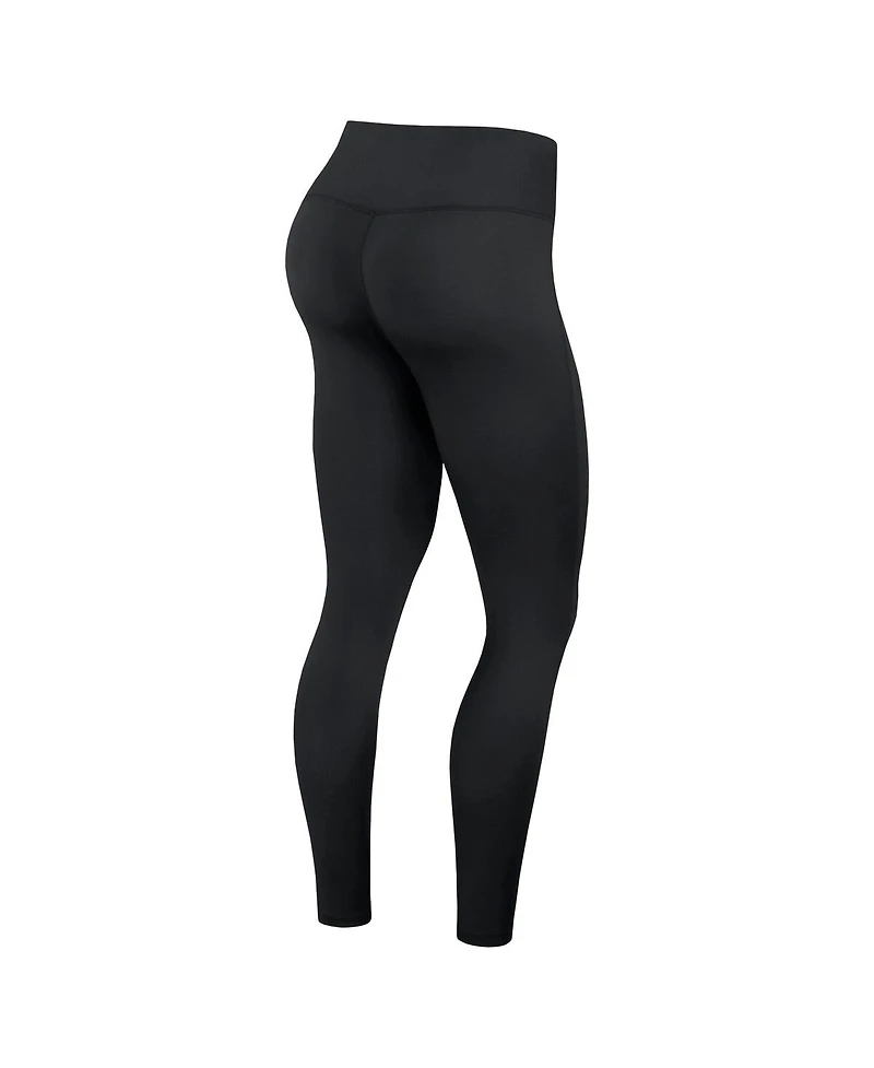 Fanatics Women's Black Seattle Kraken Wordmark Stacked Leggings