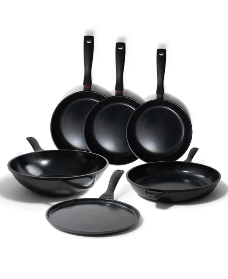 Alva Energy 6pc Nonstick Ceramic Cookware Set – Chemical-Free, Ultra-Durable, Stress-Free Cleanup