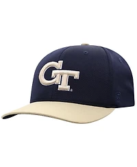 Top of the World Men's True Navy Georgia Tech Yellow Jackets Reflex Two-Tone Flex Hat