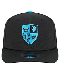 New Era Men's Black Charlotte Fc 2025 Jersey Hook 9SEVENTY Stretch-Snap Hat