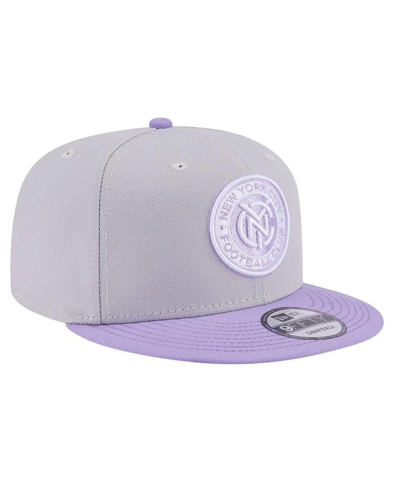 New Era Men's Gray New York City Fc Color Pack Two-Tone 9FIFTY Snapback Hat
